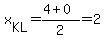 x%5BKL%5D=%284%2B0%29%2F2=2