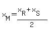 x%5BM%5D=%28x%5BR%5D%2Bx%5BS%5D%29%2F2