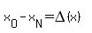 x%5BO%5D-x%5BN%5D=DELTA%28x%29