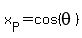 x%5BP%5D=cos%28theta%29