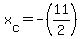 x%5Bc%5D=-%2811%2F2%29