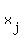 x%5Bj%5D