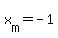 x%5Bm%5D=-1