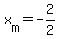x%5Bm%5D=-2%2F2