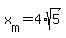 x%5Bm%5D=4%2Asqrt%285%29
