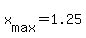 x%5Bmax%5D+=+1.25