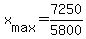 x%5Bmax%5D+=+7250+%2F+5800