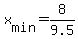 x%5Bmin%5D+=+8%2F9.5
