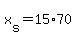 x%5Bs%5D+=+15%2A70