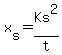 x%5Bs%5D+=+Ks%5E2%2Ft