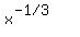x%5E%28%22-1%2F3%22%29