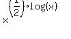 x%5E%28%281%2F2%29%2Alog%28%28x%29%29%29
