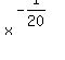 x%5E%28-1%2F20%29