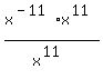 x%5E%28-11%29%2Ax%5E%2811%29%2Fx%5E%2811%29+