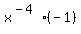 x%5E%28-4%29%28-1%29