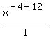x%5E%28-4%2B12%29%2F1