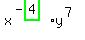 x%5E%28-highlight_green%28+4+%29%29%2Ay%5E%287%29