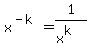 x%5E%28-k%29=1%2F%28x%5Ek%29