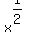 x%5E%281%2F2%29