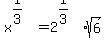 x%5E%281%2F3%29+=+2%5E%281%2F3%29%2Asqrt%286%29