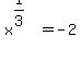 x%5E%281%2F3%29+=-2