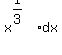 x%5E%281%2F3%29dx