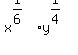 x%5E%281%2F6%29y%5E%281%2F4+%29