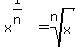 x%5E%281%2Fn%29=root%28n%2Cx%29