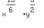 x%5E%2813%2F6%29%2Ay%5E%283%2F2%29
