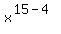 x%5E%2815-4%29