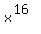 x%5E%2816%29
