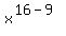 x%5E%2816-9%29