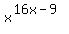 x%5E%2816x-9%29