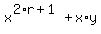 x%5E%282%2Ar%2B1%29%2Bx%2Ay