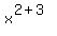 x%5E%282%2B3%29