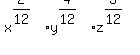 x%5E%282%2F12%29%2Ay%5E%284%2F12%29%2Az%5E%283%2F12%29