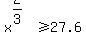 x%5E%282%2F3%29%3E=27.6