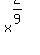 x%5E%282%2F9%29