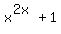x%5E%282x%29+%2B+1+
