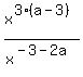 x%5E%283%28a-3%29%29%2Fx%5E%28-3-2a%29