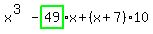 x%5E%283%29-highlight_green%28+49+%29%2Ax%2B%28x%2B7%29%2A10