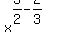 x%5E%283%2F2-2%2F3%29
