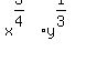 x%5E%283%2F4%29%2Ay%5E%281%2F3%29