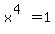 x%5E%284%29=1
