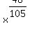 x%5E%2846%2F105%29