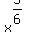 x%5E%285%2F6%29