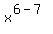x%5E%286-7%29