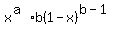 x%5E%28a%29b%281-x%29%5E%28b-1%29