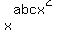 x%5E%28abcx%5E2%29