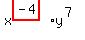 x%5E%28highlight_red%28+-4+%29%29%2Ay%5E%287%29